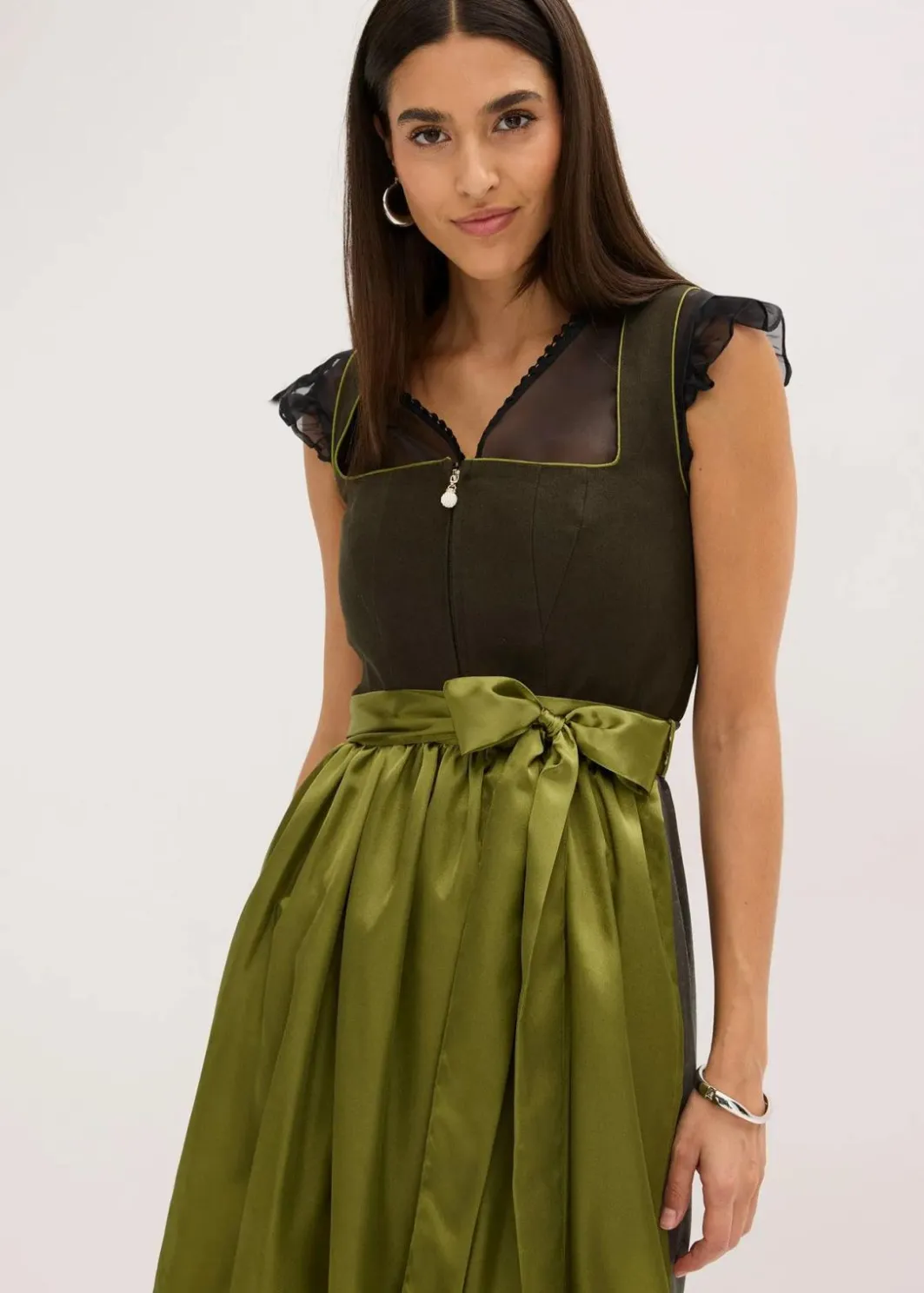 Outlet Dirndl und Schürze (2-tlg.Set) Damen Bekleidung·Pullover & Strickjacken|Kleider