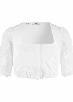 Damen bonprix Bekleidung·Jacken & Mäntel|Blusen & Tuniken|Dirndlbluse mit Spitzenarm