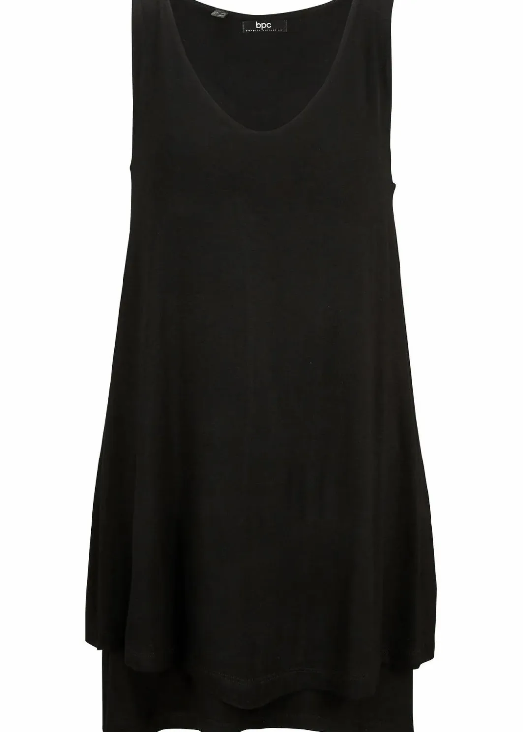 Sale Doppellagiges Long-Top aus Viskose-Mix Damen Nachhaltigere Materialien|Shirts & Tops