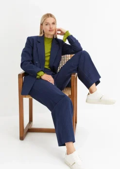 New Doppelreihiger Blazer aus Viskose-Mix Damen Bekleidung·Basics|Blazer