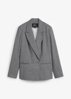 Damen bonprix Bekleidung·Basics|Blazer|Doppelreihiger Wollblazer