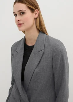 Damen bonprix Bekleidung·Basics|Blazer|Doppelreihiger Wollblazer