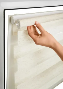 bonprix Rollos|Doppelrollo in Leinen-Optik