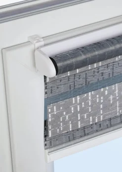 Outlet Doppelrollo Jacquard Rollos