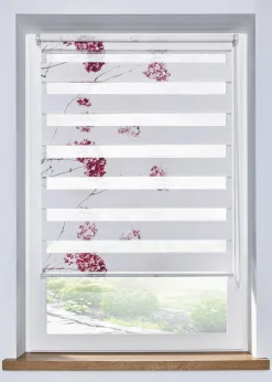 bonprix Rollos|Doppelrollo mit Blumenmuster