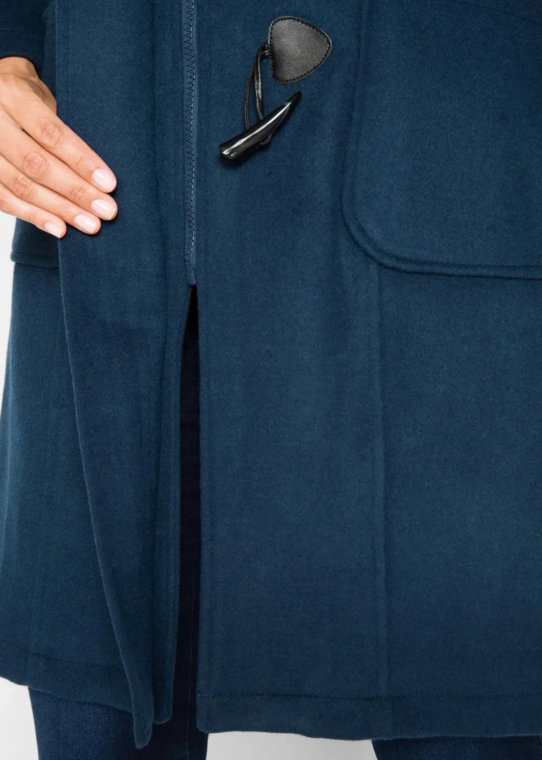 Damen bonprix Jacken & Mäntel|Bekleidung·Hosen|Dufflecoat in Wolloptik