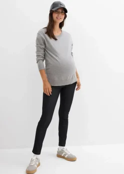 Hot Elastische Umstands-Leggings in Jeansoptik Damen Bekleidung·Blazer|Umstandsmode