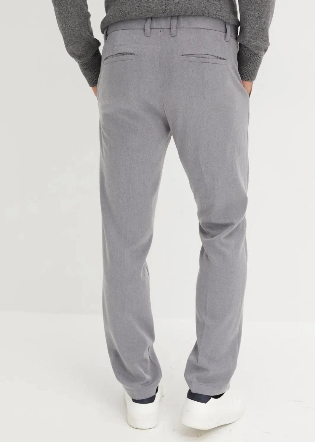 Herren bonprix Hosen|Große Größen|elegante Hose mit Bügelfalte, Regular Fit