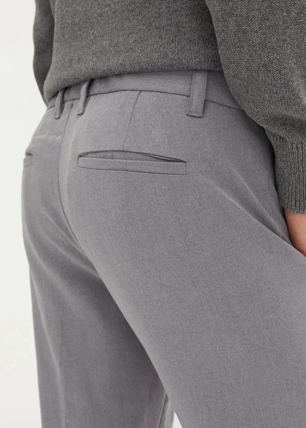Herren bonprix Hosen|Große Größen|elegante Hose mit Bügelfalte, Regular Fit