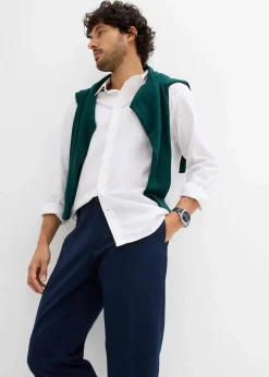 Herren bonprix Große Größen|Hosen|elegante Hose mit Bügelfalte, Regular Fit