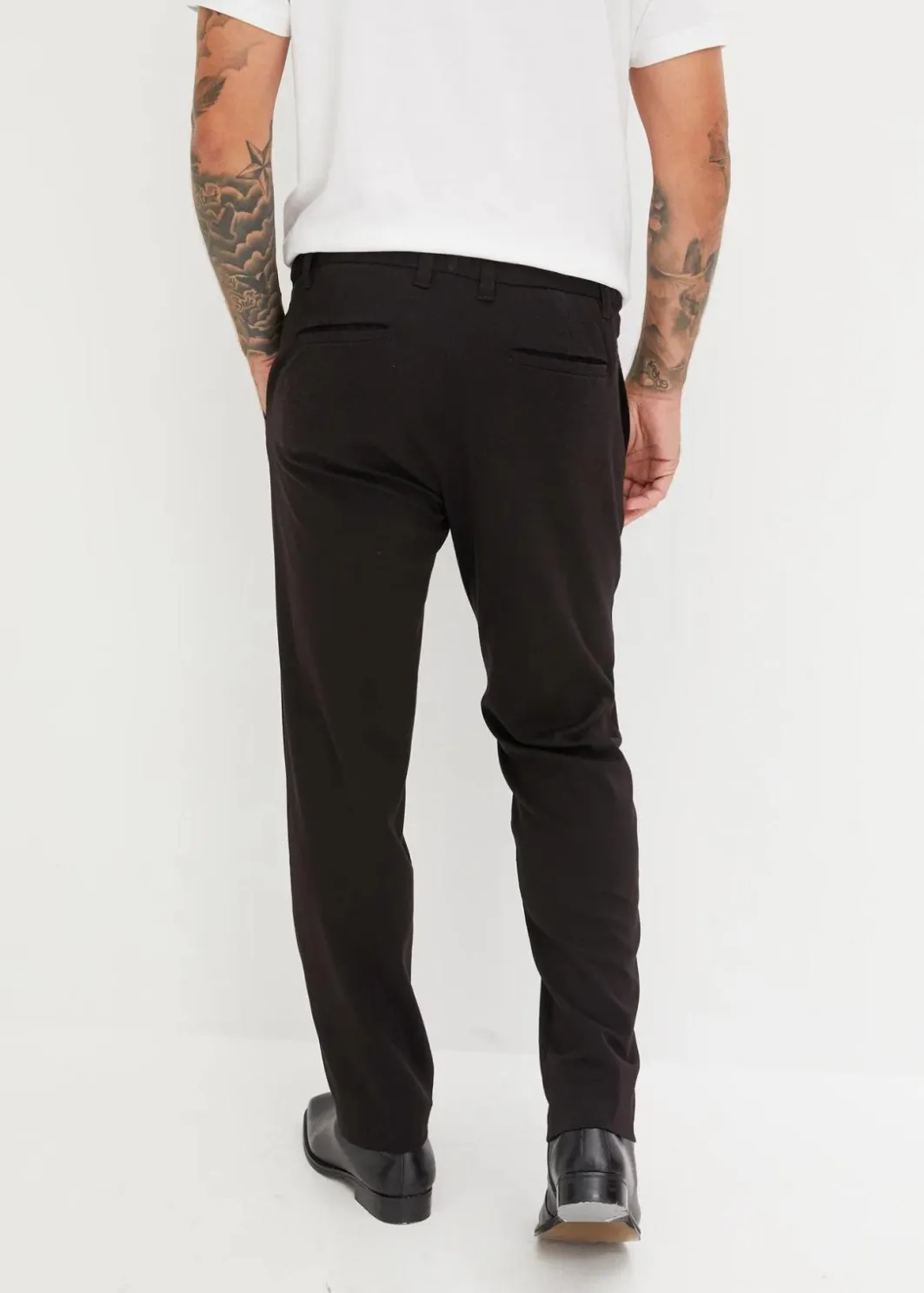 New elegante Hose mit Bügelfalte, Regular Fit Herren Hosen|Große Größen