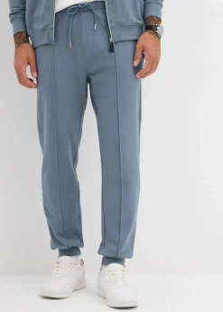 New elegante Jogginghose mit Biesen aus weichem Baumwollmix Herren Große Größen|Sportbekleidung