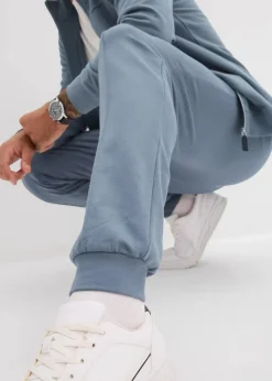 New elegante Jogginghose mit Biesen aus weichem Baumwollmix Herren Große Größen|Sportbekleidung