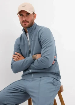 Sale Elegante Sweatjacke aus weichem Baumwollmix Herren Große Größen|Sportbekleidung