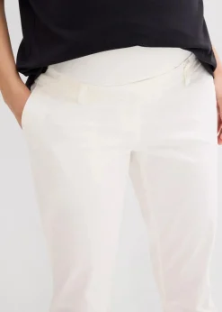 Damen bonprix Bekleidung·Blazer|Umstandsmode|Elegante Umstandshose mit geradem Bein aus hautfreundlichem Baumwoll-Mix
