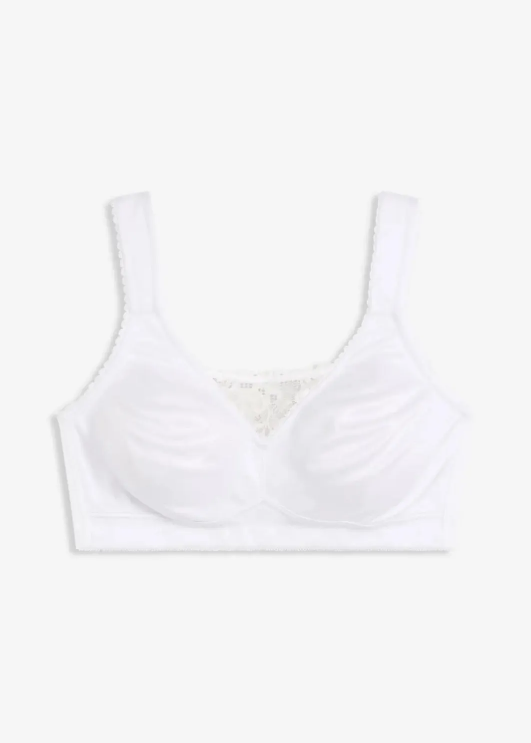 Damen bonprix Wäsche·Große Cups D-H|Wäsche·Bhs|Entlastungs-BH ohne Bügel mit gepolsterten Trägern