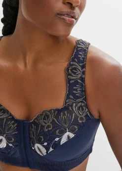 Damen bonprix Wäsche·Große Cups D-H|Wäsche·Bhs|Entlastungs-BH ohne Bügel mit praktischem Vorderverschluss