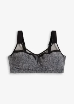 Damen bonprix Wäsche·Große Cups D-H|Wäsche·Bhs|Entlastungs-BH ohne Bügel mit gepolsterten Trägern