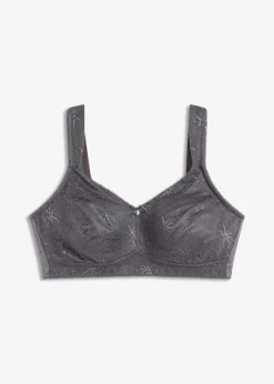 Damen bonprix Wäsche·Große Cups D-H|Wäsche·Bhs|Entlastungs-BH ohne Bügel mit gepolsterten Trägern