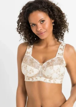 Discount Entlastungs-BH ohne Bügel mit gepolsterten Trägern Damen Bhs
