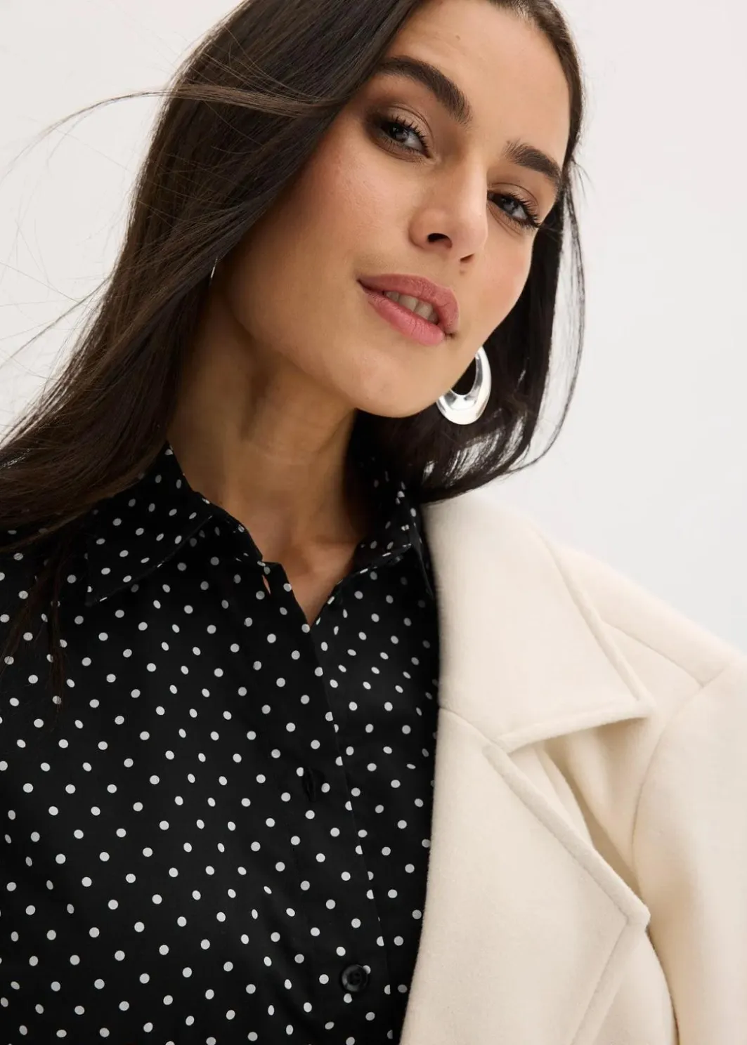 Damen bonprix Bekleidung·Jacken & Mäntel|Blusen & Tuniken|2er Pack Hemdblusen mit Baumwolle