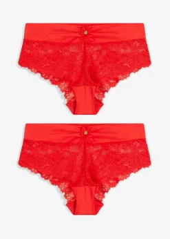 Discount (2er Pack) Panty aus zarter Spitze Damen Wäsche·Dessous|Wäsche·Höschen