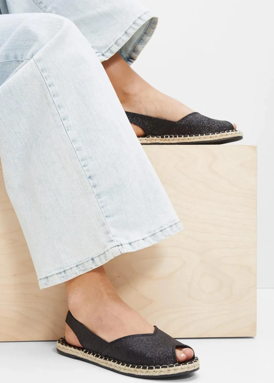 Espadrilles Damen Schuhe & Accessoires In Spezialgrößen·Elastischer Schaft|Sommerschuhe