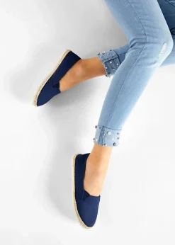 Damen bonprix Schuhe & Accessoires In Spezialgrößen·Schuhe In Übergröße|Schuhe & Accessoires In Spezialgrößen·Elastischer Schaft|Espadrilles in Bast-Optik
