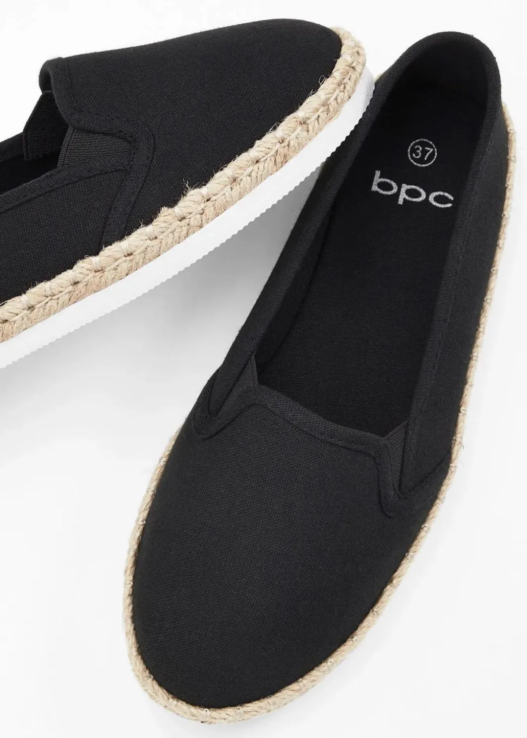 Clearance Espadrilles in Bast-Optik Damen Strandmode|Slipper & Halbschuhe