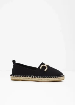 Damen bonprix Strandmode|Slipper & Halbschuhe|Espadrilles mit Schnalle