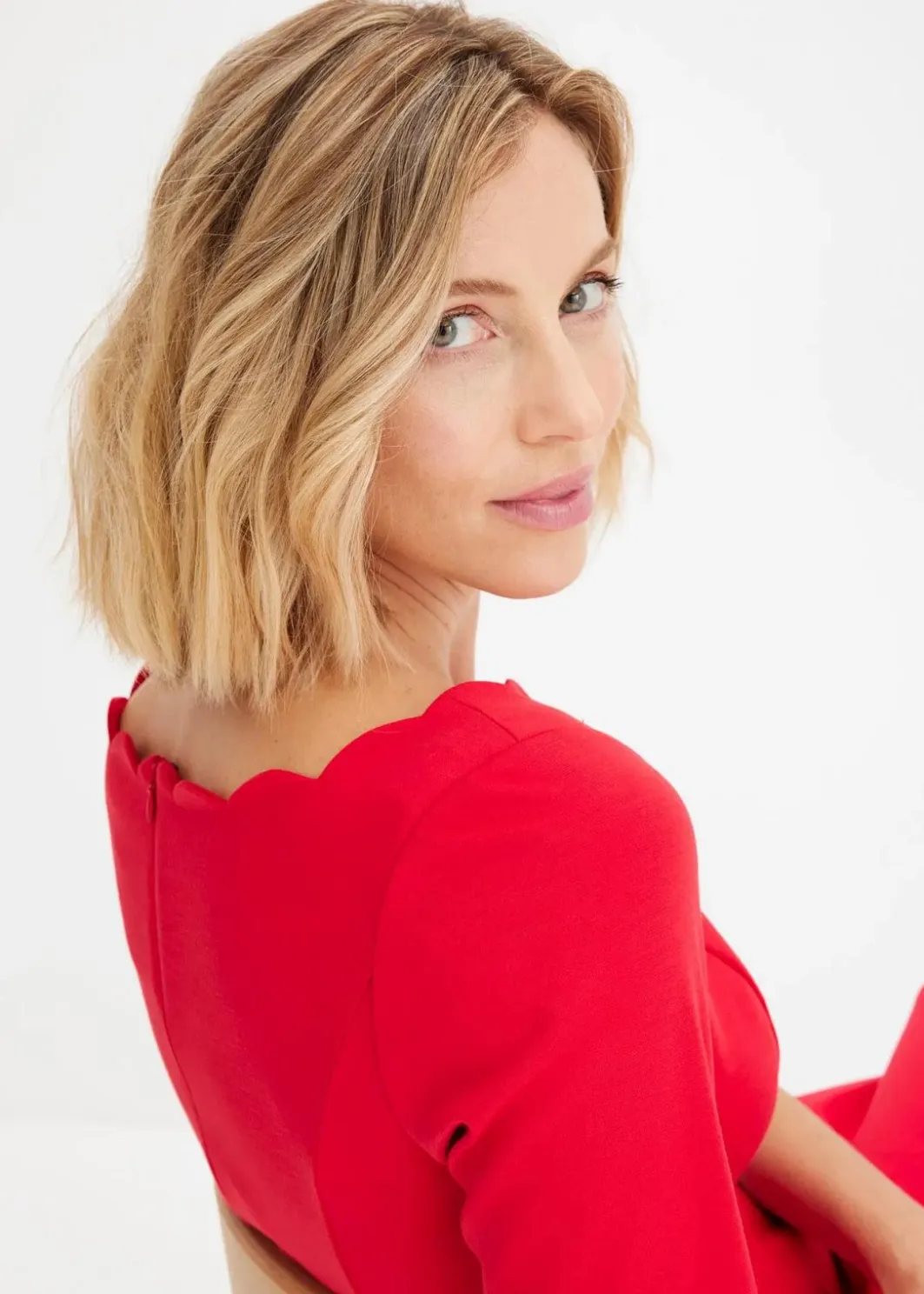 Damen bonprix Kleider|Bekleidung·Pullover & Strickjacken|Etuikleid aus Punto di Roma