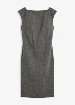 Damen bonprix Bekleidung·Pullover & Strickjacken|Kleider|Etuikleid in Tweedoptik