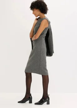 Damen bonprix Bekleidung·Pullover & Strickjacken|Kleider|Etuikleid in Tweedoptik
