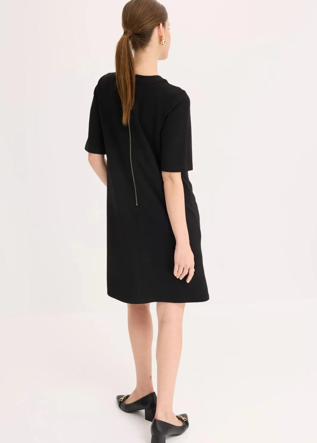 Damen bonprix Kleider|Bekleidung·Pullover & Strickjacken|Etuikleid mit Elasthan