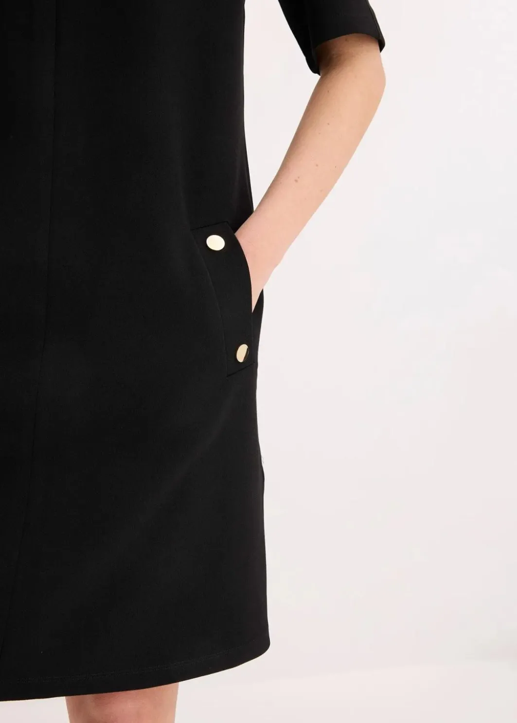 Damen bonprix Kleider|Bekleidung·Pullover & Strickjacken|Etuikleid mit Elasthan