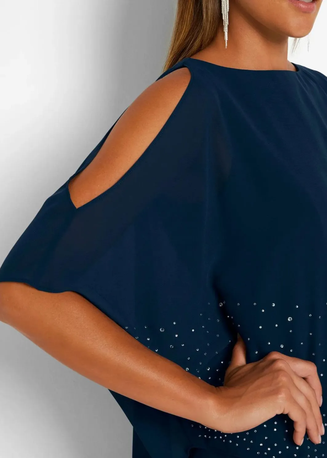 Clearance Etuikleid mit Glitzersteinen Damen Festliche Mode|Kleider