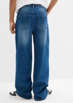 Extra Loose Fit Stretch-Jeans mit verstellbarem Bund, Straight Kinder Jungen 9-16 Jahre·Jeans
