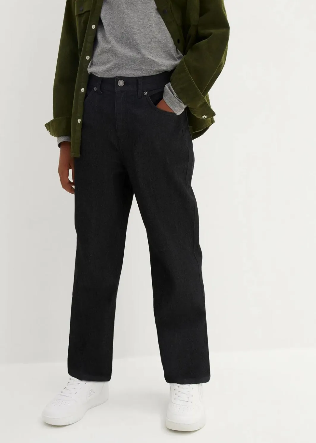 Sale Extra Loose Fit-Jeans mit verstellbarem Bund, Straight Kinder Jungen 9-16 Jahre·Bademode|Jungen 9-16 Jahre·Jeans