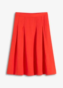 Damen bonprix Röcke|Bekleidung·Sportbekleidung|Faltenrock aus softem Viskosemix
