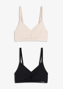 New Feel Comfort Bralette aus softem Modal (2er Pack) Damen Basics|Bhs