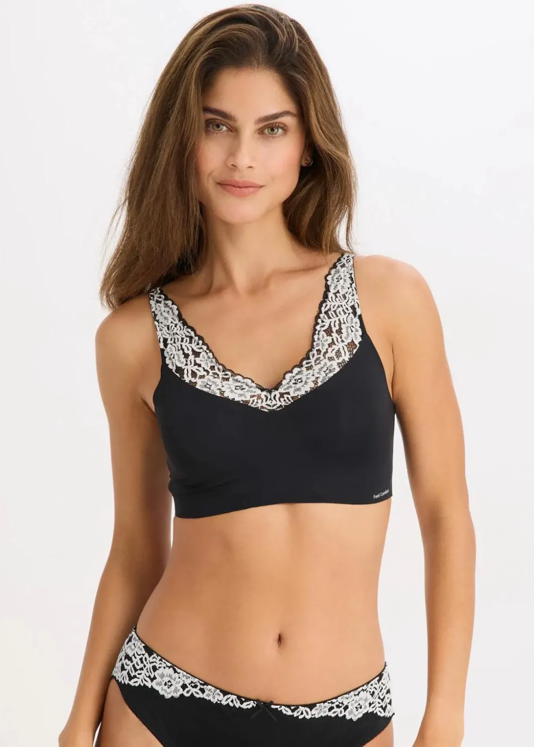Damen bonprix Seamless|Bhs|Feel Comfort Lasercut Bralette