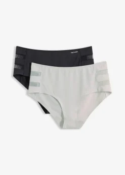 New Feel Comfort Lasercut Maxipanty (2er Pack) Damen Wäsche·Höschen|Seamless