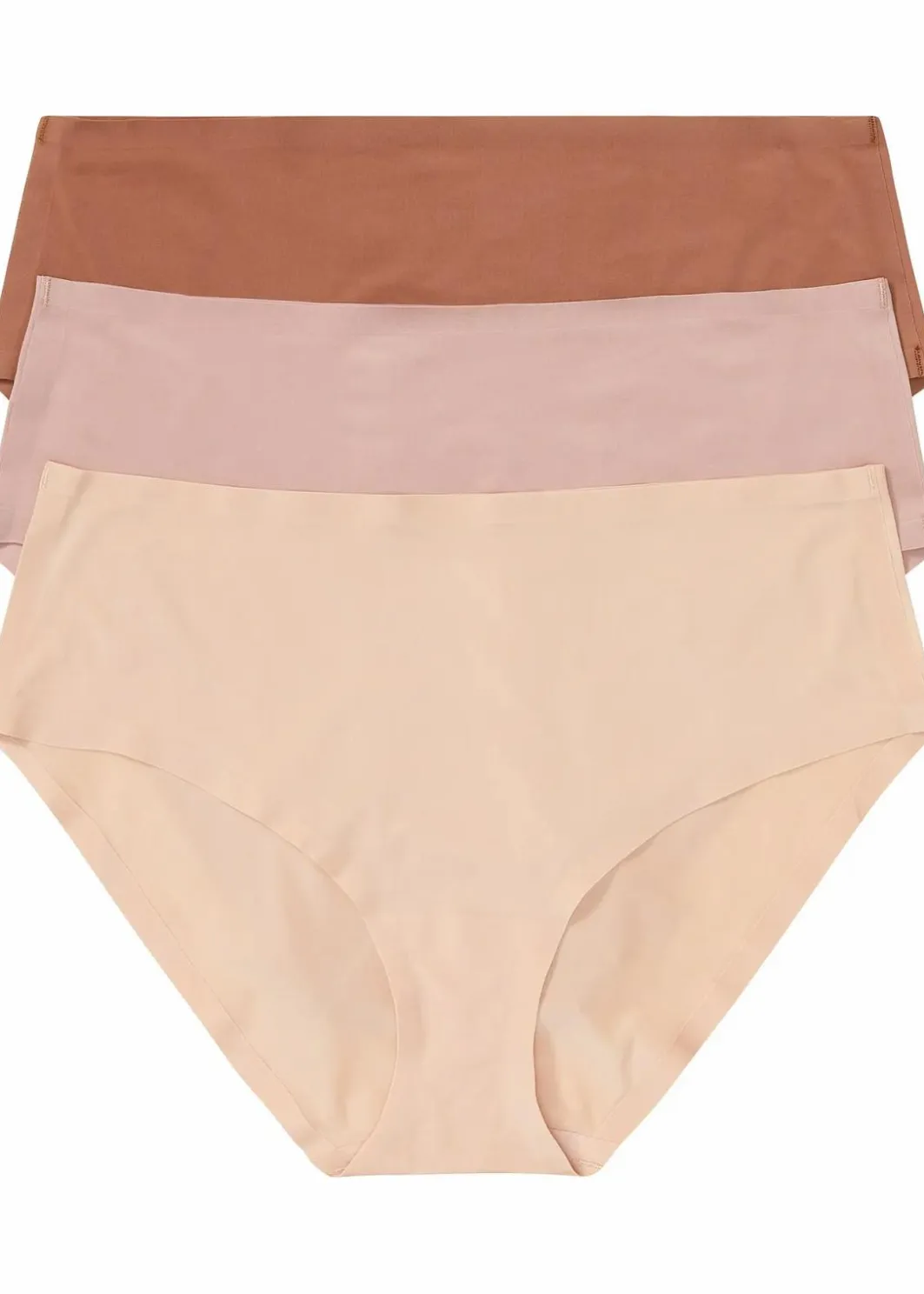 Damen bonprix Höschen|Seamless|Feel Comfort Nahtlose Panty (3er Pack)