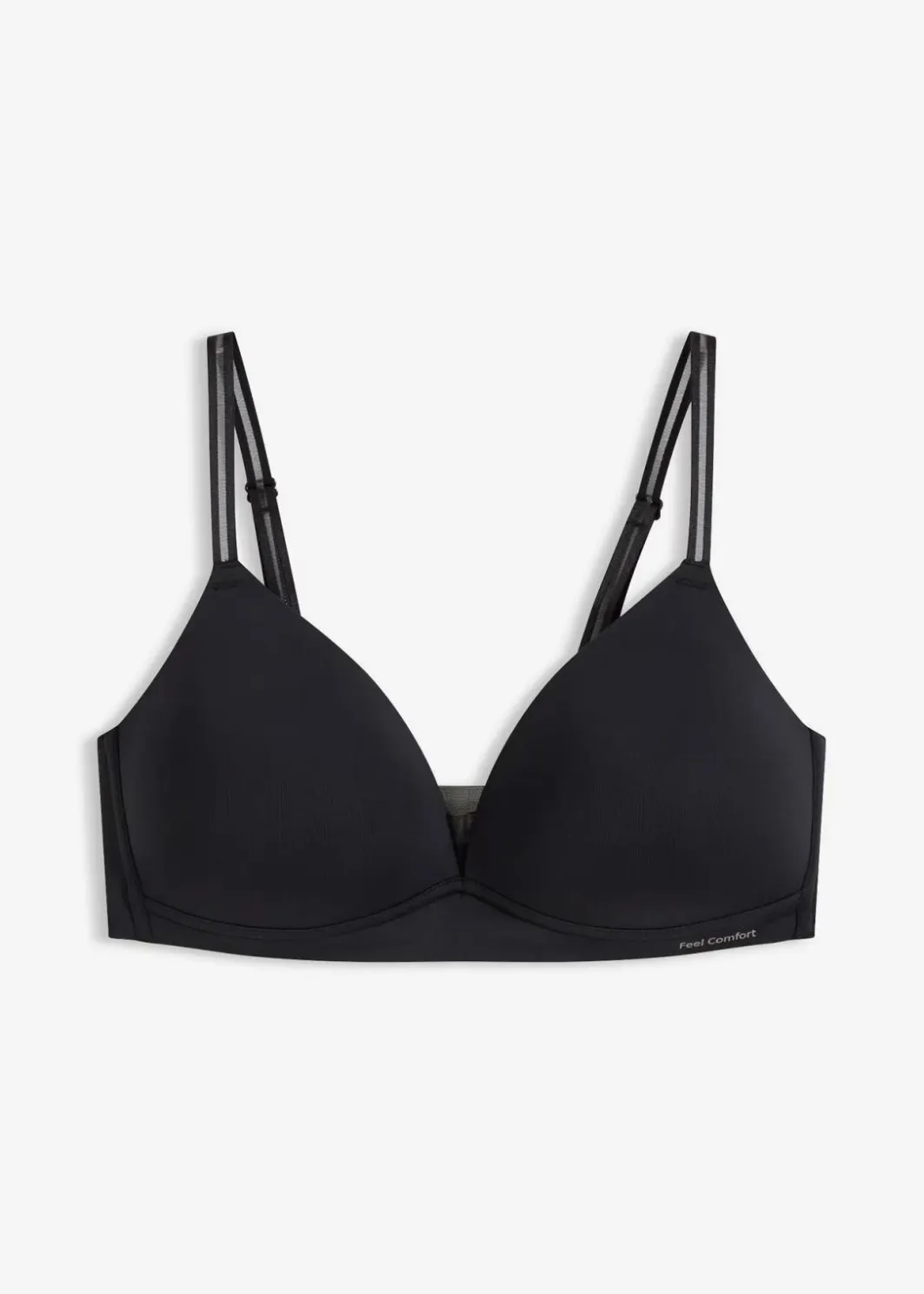 Damen bonprix Bhs|Seamless|Feel Comfort Schalen-BH ohne Bügel mit Mesheinsatz