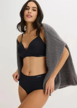 Damen bonprix Bhs|Seamless|Feel Comfort Schalen-BH ohne Bügel mit Mesheinsatz