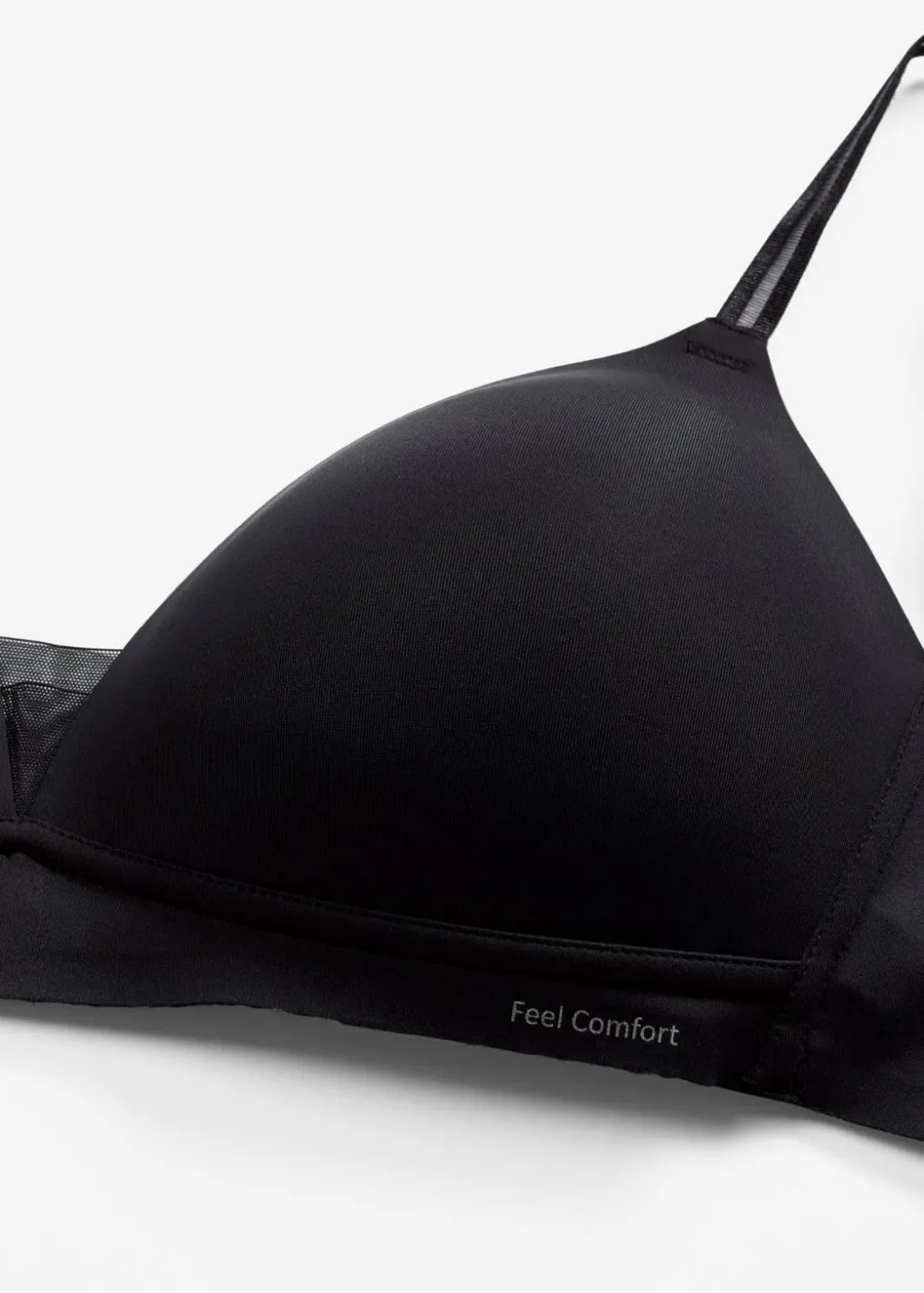 Damen bonprix Bhs|Seamless|Feel Comfort Schalen-BH ohne Bügel mit Mesheinsatz