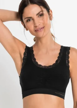 Damen bonprix Wäsche·Basics|Wäsche·Bhs|Feel Comfort Seamless Bustier (2er Pack)