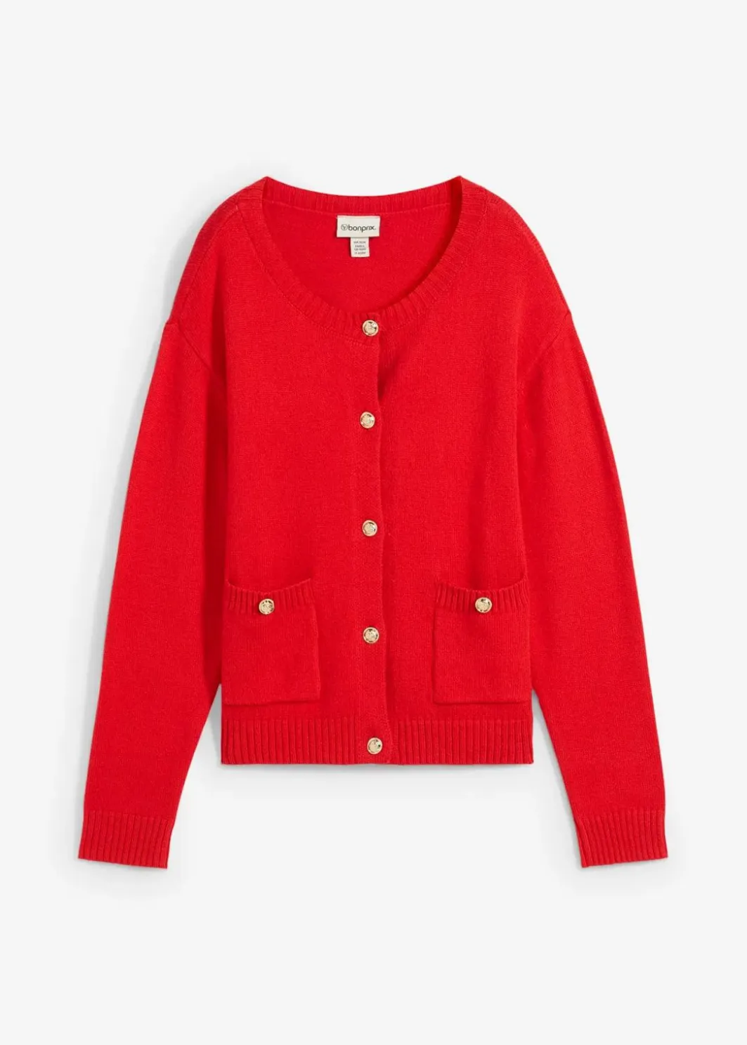Outlet Feinstrickjacke aus Baumwoll-Mix Damen Pullover & Strickjacken|Strickmode
