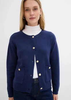 Clearance Feinstrickjacke aus Baumwoll-Mix Damen Bekleidung·Umstandsmode|Bekleidung·Jeans