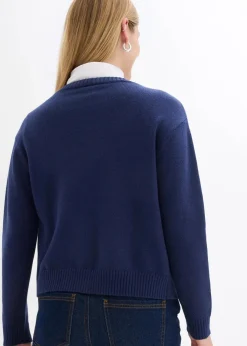 Clearance Feinstrickjacke aus Baumwoll-Mix Damen Bekleidung·Umstandsmode|Bekleidung·Jeans